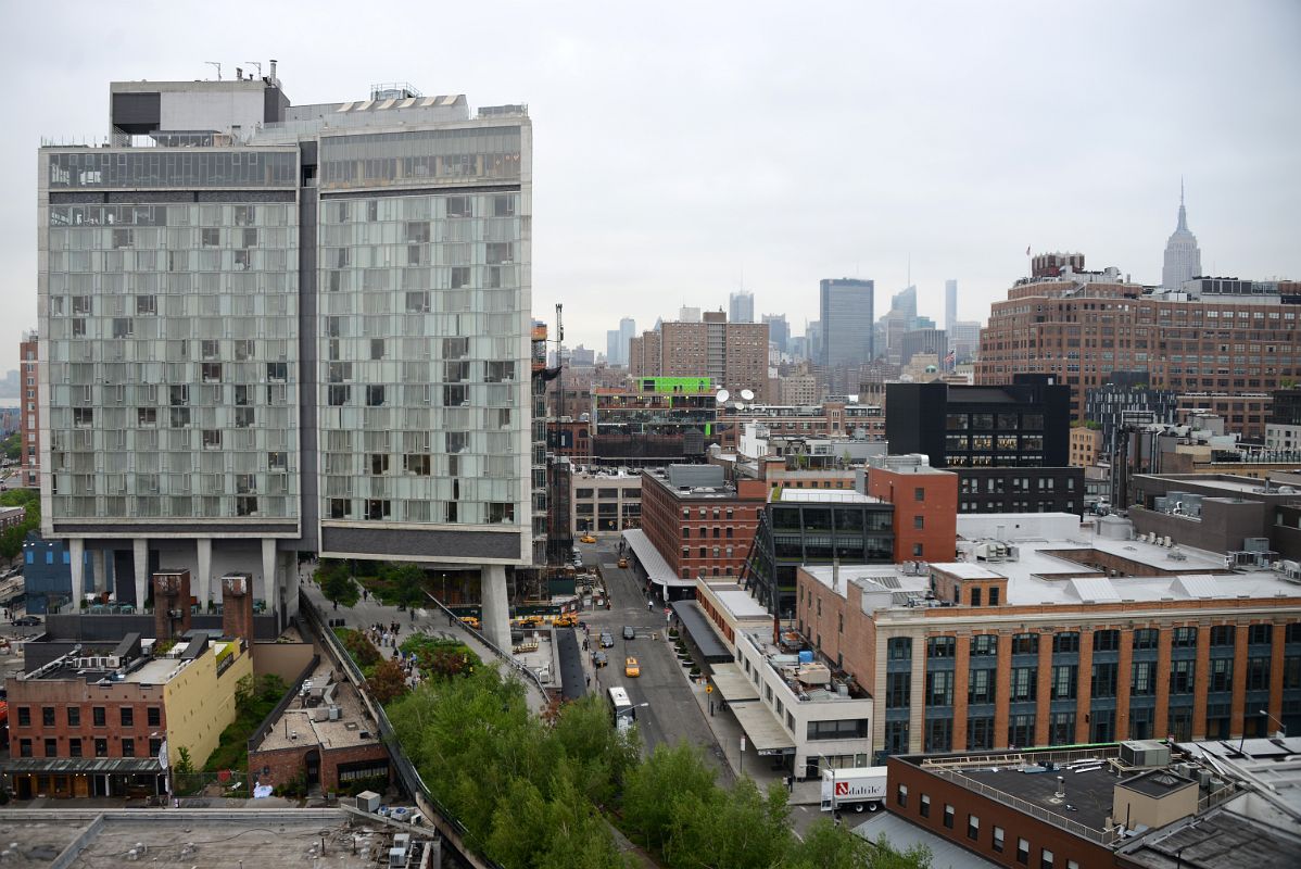 15 The High Line, Standard High Line Hotel, View To One Penn Plaza And Empire State Building From The Top Floor Of Whitney Museum Of American Art New York City